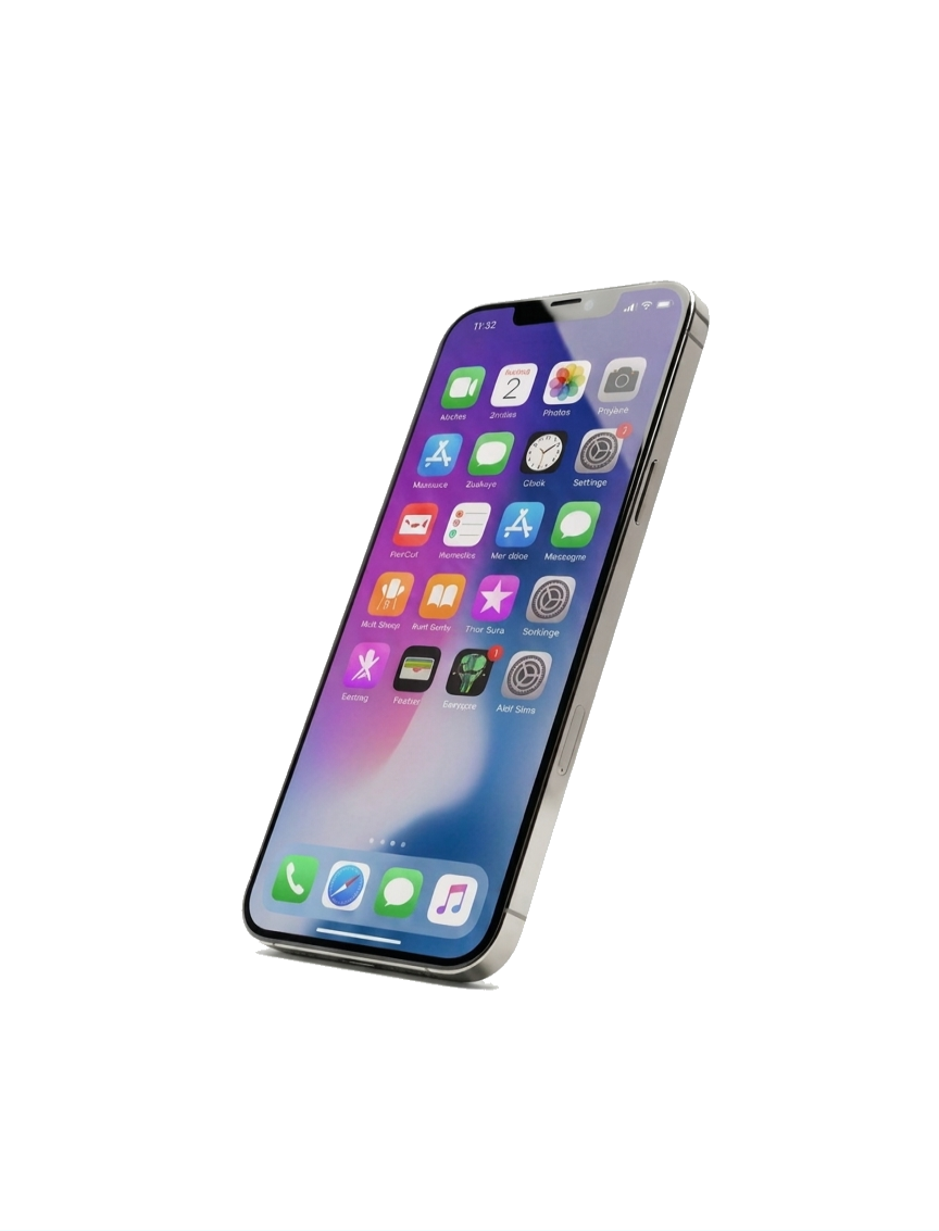 iPhone・Androidスマホ 小さめ配置